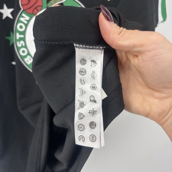 Boston Celtics NBA Sleeveless Jersey #46 Mens Size Large Tank Top Black Green - Picture 4 of 9